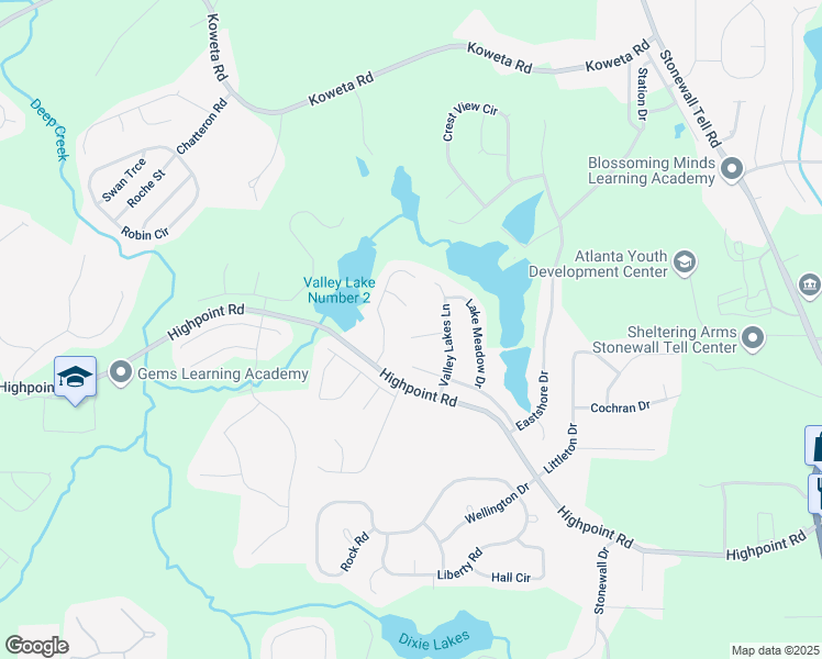 map of restaurants, bars, coffee shops, grocery stores, and more near 8771 Valley Lakes Court in Union City
