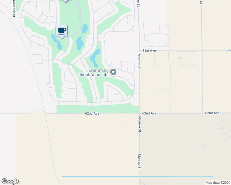 map of restaurants, bars, coffee shops, grocery stores, and more near 81810 La Paz Court in La Quinta