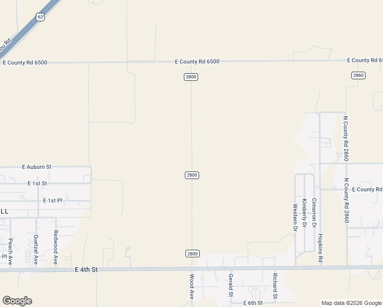 map of restaurants, bars, coffee shops, grocery stores, and more near Boles Road in Lubbock
