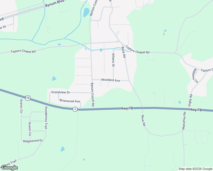 map of restaurants, bars, coffee shops, grocery stores, and more near 10 Stump Street in Eastaboga