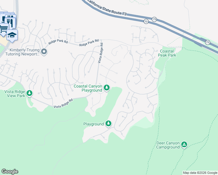 map of restaurants, bars, coffee shops, grocery stores, and more near 22 Venezia in Newport Beach