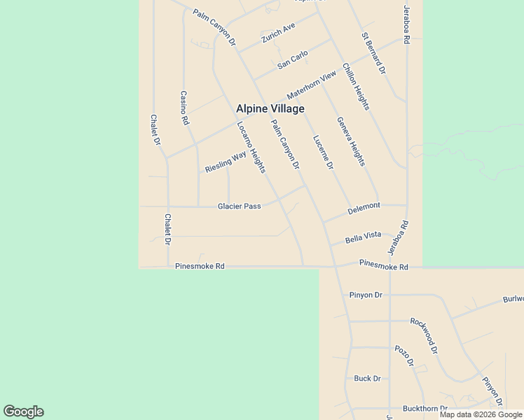 map of restaurants, bars, coffee shops, grocery stores, and more near Glacier Pass in Riverside County