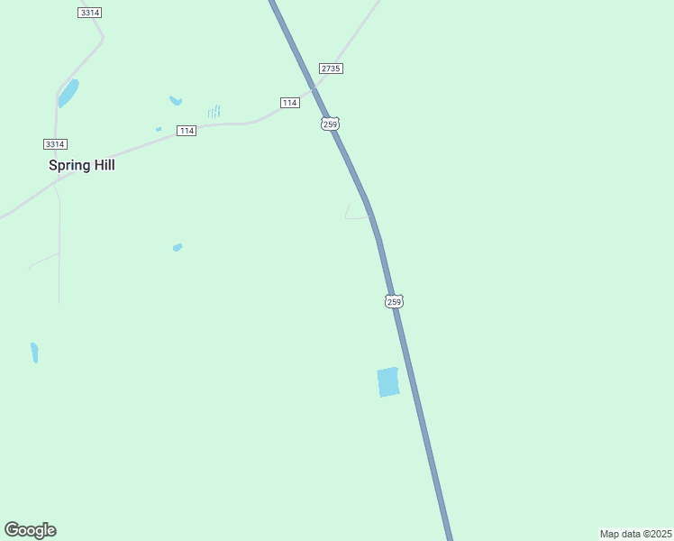 map of restaurants, bars, coffee shops, grocery stores, and more near 636 U.S. 259 in De Kalb