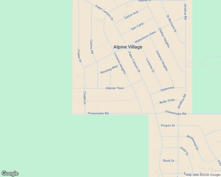 map of restaurants, bars, coffee shops, grocery stores, and more near Glacier Pass in Riverside County