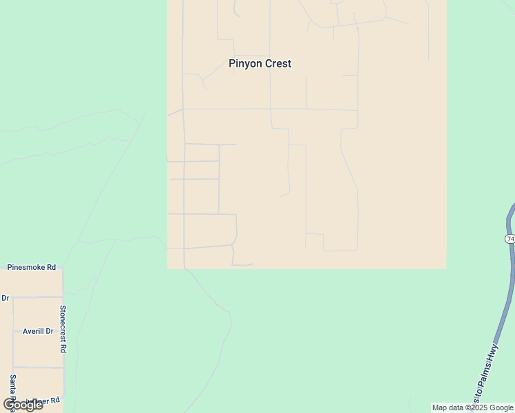 map of restaurants, bars, coffee shops, grocery stores, and more near 70300 San Lorenzo Road in Mountain Center