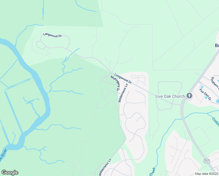 map of restaurants, bars, coffee shops, grocery stores, and more near 327 Black Oak Lane in Murrells Inlet