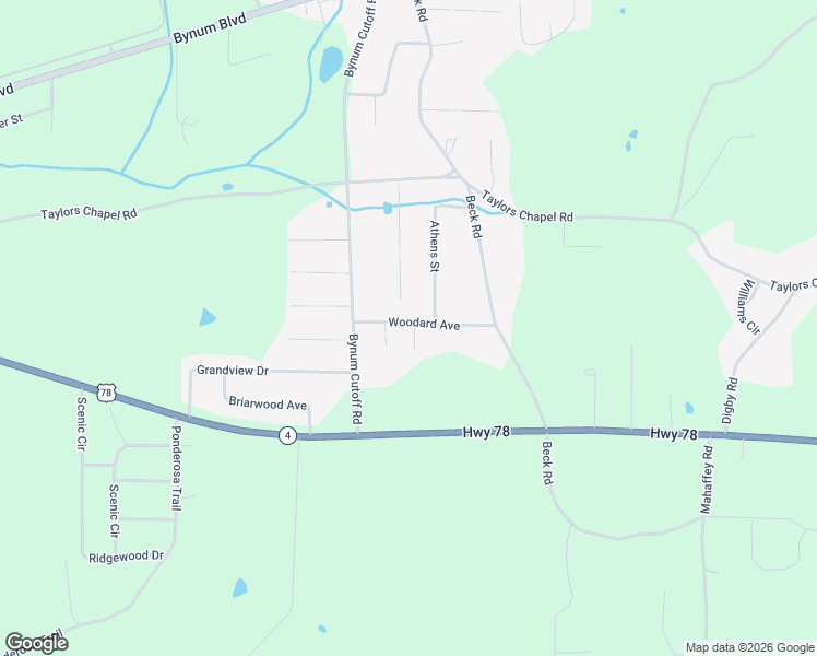 map of restaurants, bars, coffee shops, grocery stores, and more near 10 Stump Street in Eastaboga