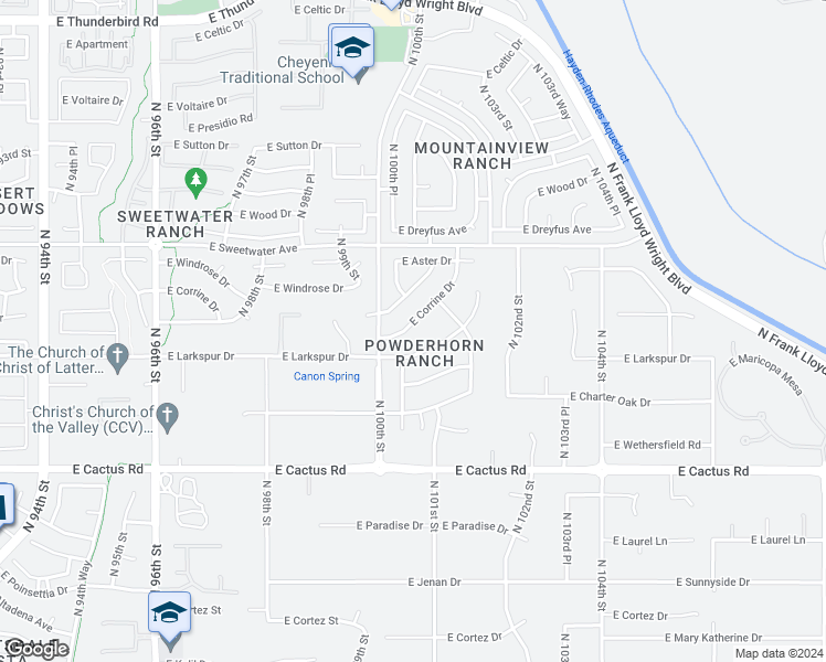 map of restaurants, bars, coffee shops, grocery stores, and more near 10075 East Corrine Drive in Scottsdale