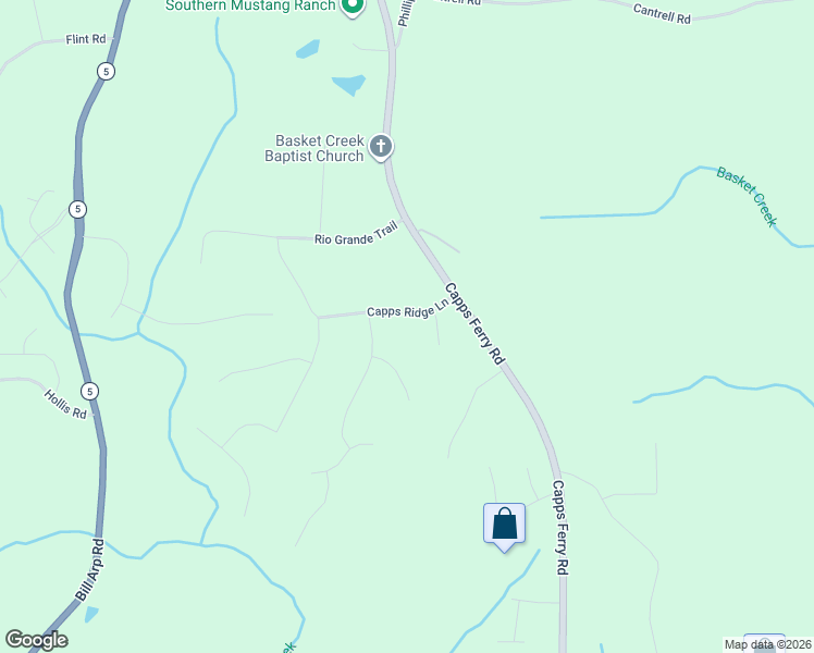 map of restaurants, bars, coffee shops, grocery stores, and more near 7641 Capps Ridge Lane in Douglasville