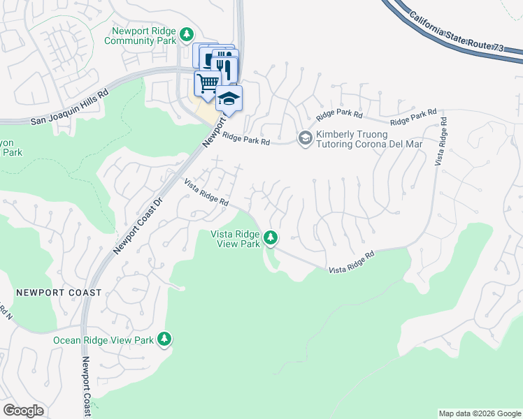 map of restaurants, bars, coffee shops, grocery stores, and more near 9 Riva Drive in Newport Beach
