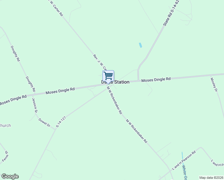 map of restaurants, bars, coffee shops, grocery stores, and more near 1137 M W Rickenbaker Road in Manning