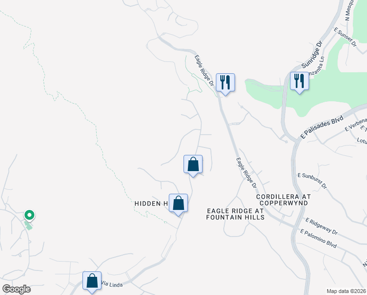 map of restaurants, bars, coffee shops, grocery stores, and more near 14545 East Corrine Drive in Scottsdale