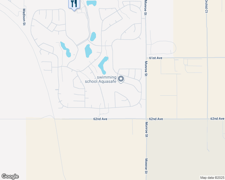 map of restaurants, bars, coffee shops, grocery stores, and more near 61545 Toro Canyon Way in La Quinta