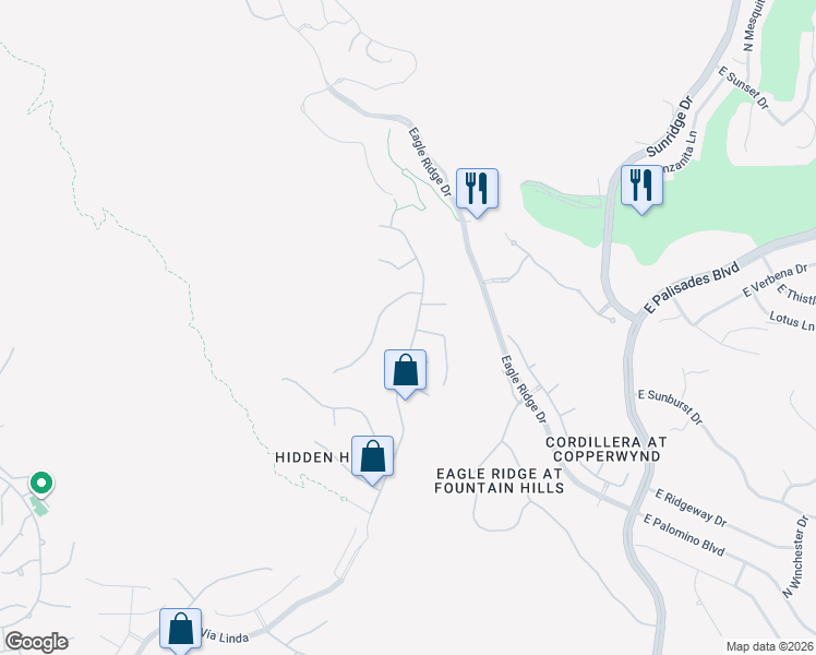 map of restaurants, bars, coffee shops, grocery stores, and more near 14545 East Corrine Drive in Scottsdale
