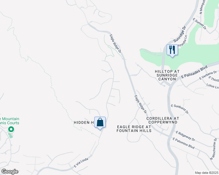 map of restaurants, bars, coffee shops, grocery stores, and more near 14545 East Corrine Drive in Scottsdale