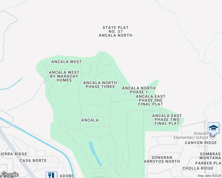 map of restaurants, bars, coffee shops, grocery stores, and more near 11809 East Desert Trail Road in Scottsdale