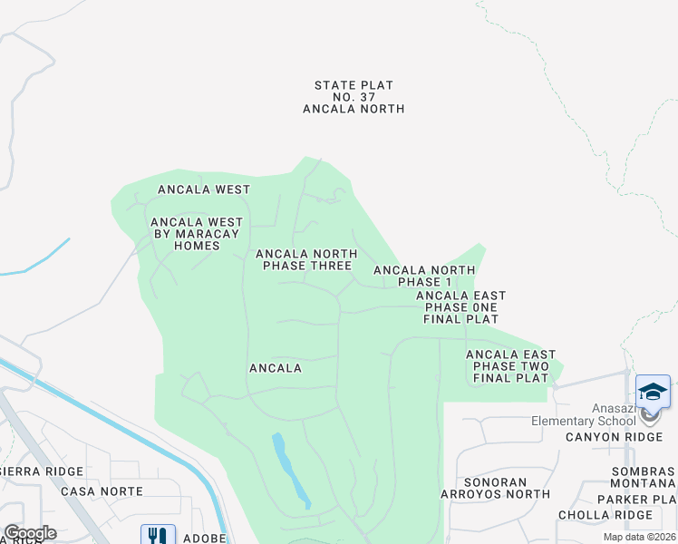 map of restaurants, bars, coffee shops, grocery stores, and more near 11809 East Desert Trail Road in Scottsdale