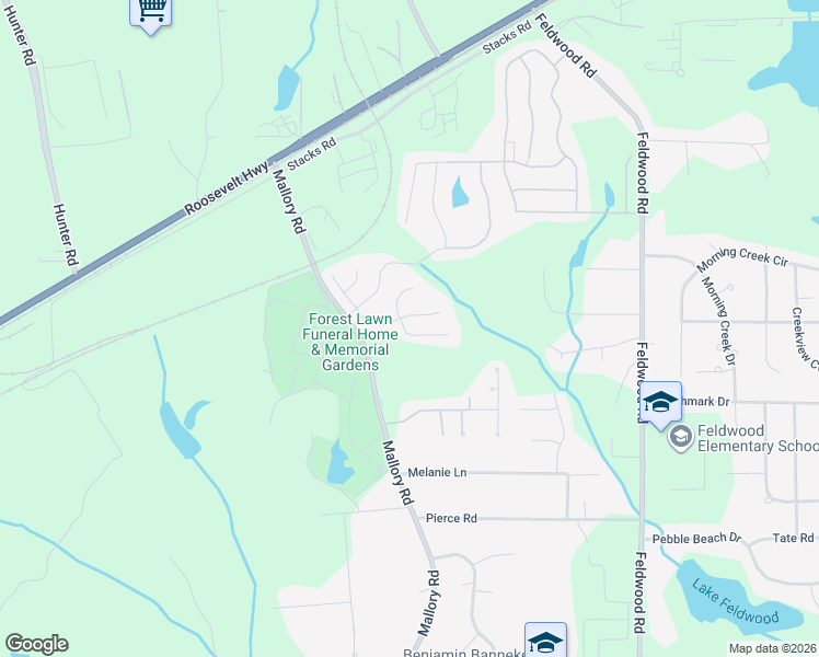 map of restaurants, bars, coffee shops, grocery stores, and more near 375 Marriott Drive in Atlanta