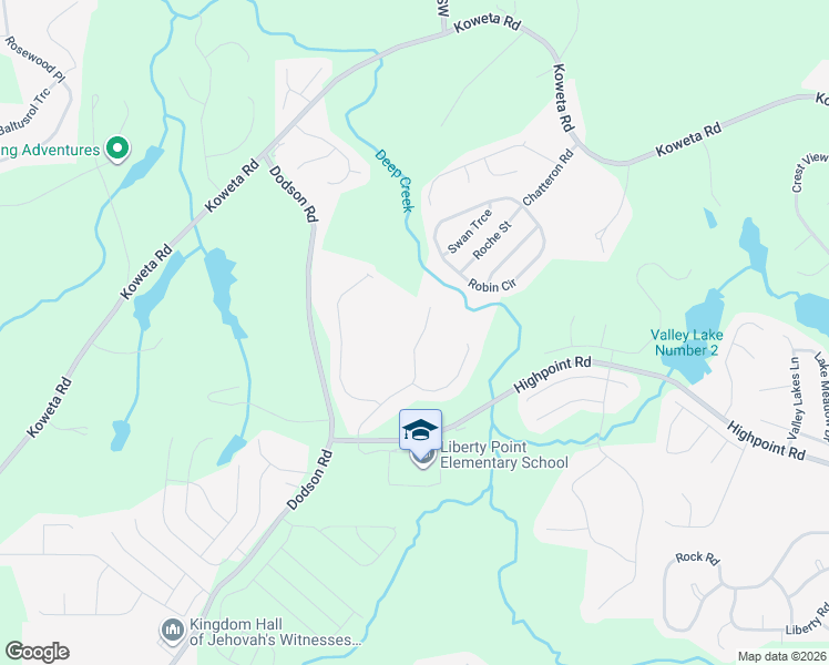 map of restaurants, bars, coffee shops, grocery stores, and more near 10129 Deep Creek Drive in Union City