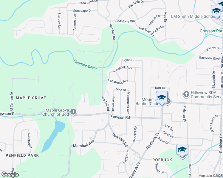 map of restaurants, bars, coffee shops, grocery stores, and more near 1061 Sellers Road in Birmingham