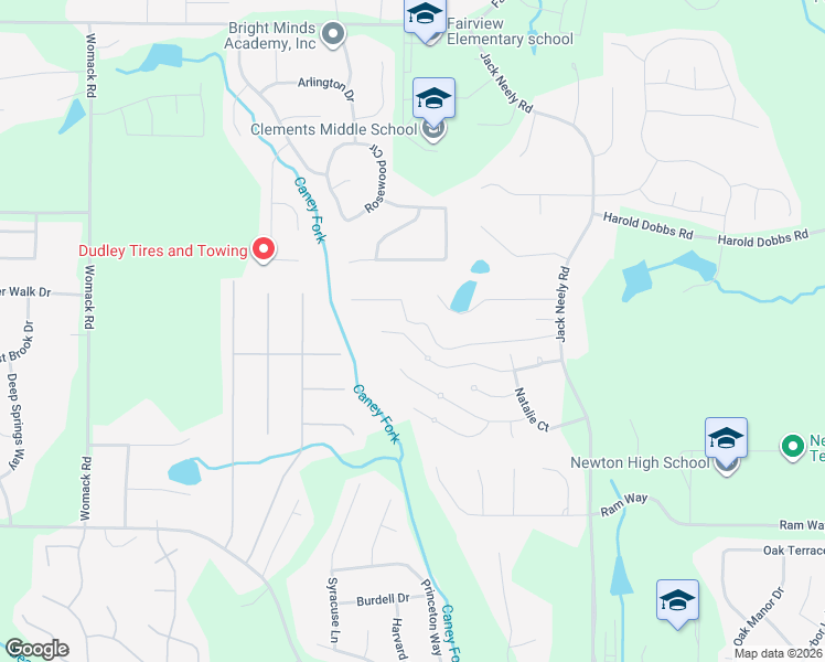 map of restaurants, bars, coffee shops, grocery stores, and more near 200 Landon Way in Covington