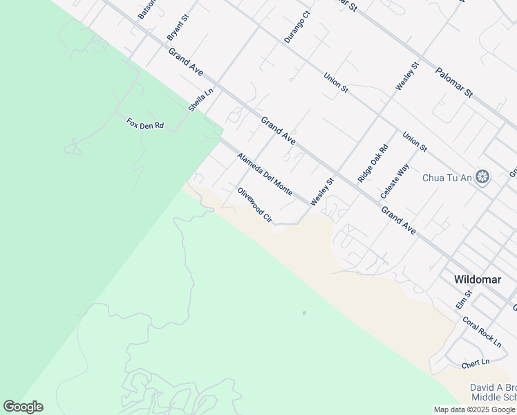 map of restaurants, bars, coffee shops, grocery stores, and more near 20775 Olivewood Circle in Wildomar