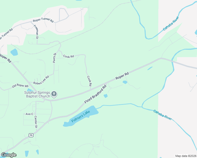 map of restaurants, bars, coffee shops, grocery stores, and more near 7832 Roper Road in Trussville