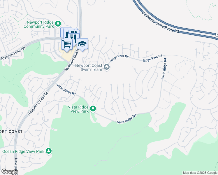 map of restaurants, bars, coffee shops, grocery stores, and more near 4 Via Rubino in Newport Beach