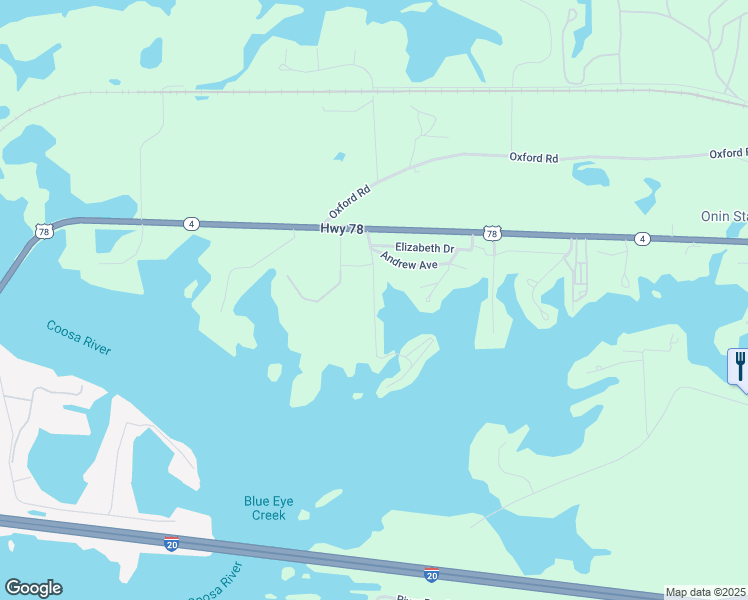 map of restaurants, bars, coffee shops, grocery stores, and more near Chip Drive in Lincoln
