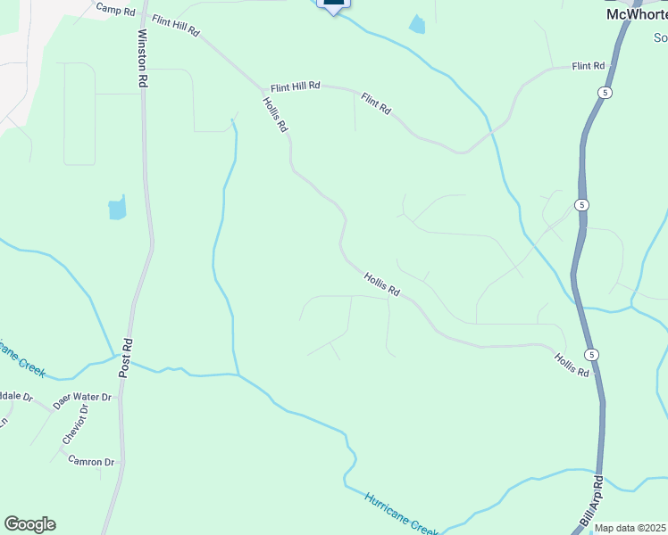 map of restaurants, bars, coffee shops, grocery stores, and more near 7427 Hollis Road in Douglasville
