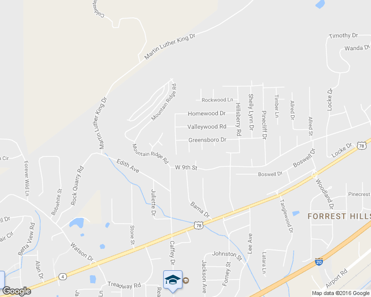 map of restaurants, bars, coffee shops, grocery stores, and more near 801 Lynell Court in Oxford