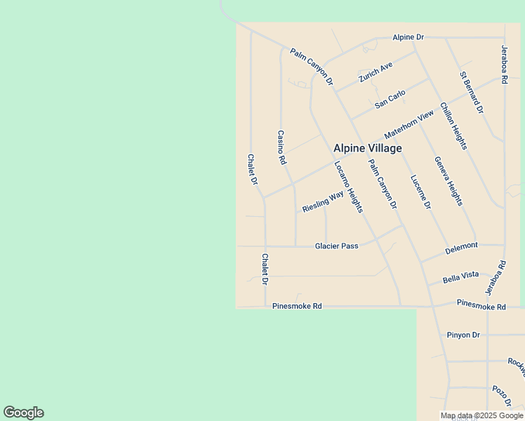 map of restaurants, bars, coffee shops, grocery stores, and more near Chalet Drive in Riverside County