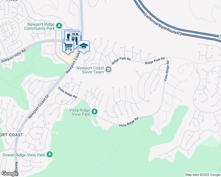 map of restaurants, bars, coffee shops, grocery stores, and more near 4 Via Rubino in Newport Beach