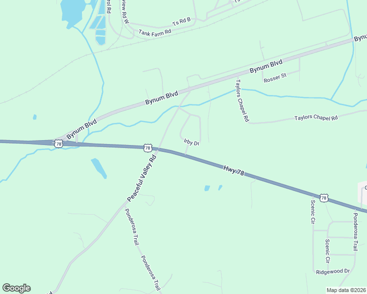 map of restaurants, bars, coffee shops, grocery stores, and more near 31 Western Hills Drive in Eastaboga