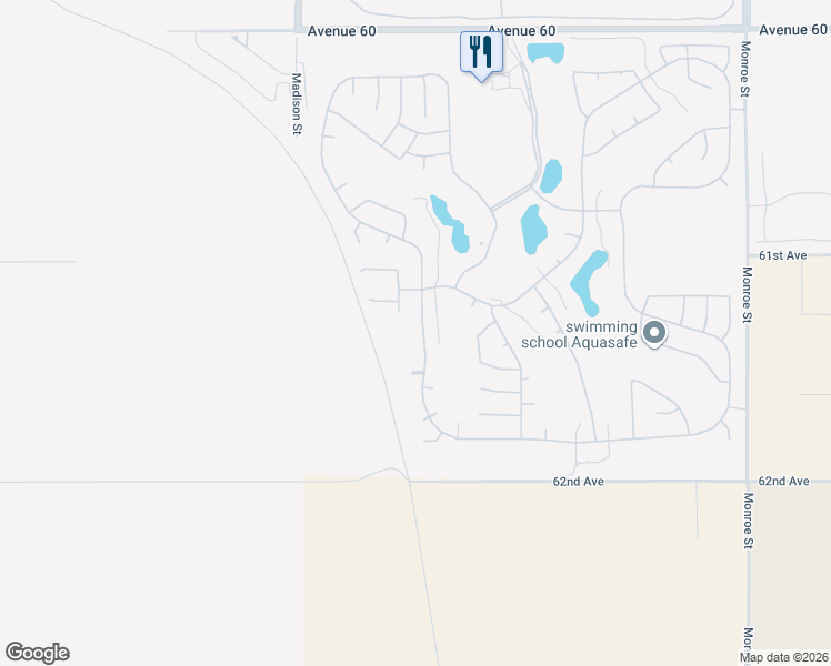 map of restaurants, bars, coffee shops, grocery stores, and more near 61325 Living Stone Drive in La Quinta