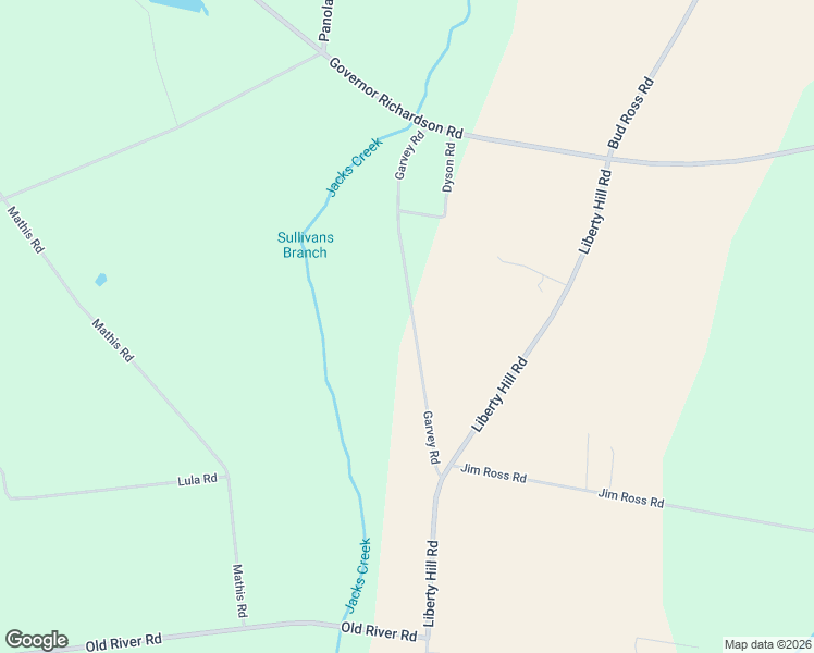 map of restaurants, bars, coffee shops, grocery stores, and more near 1351 Garvey Road in Summerton