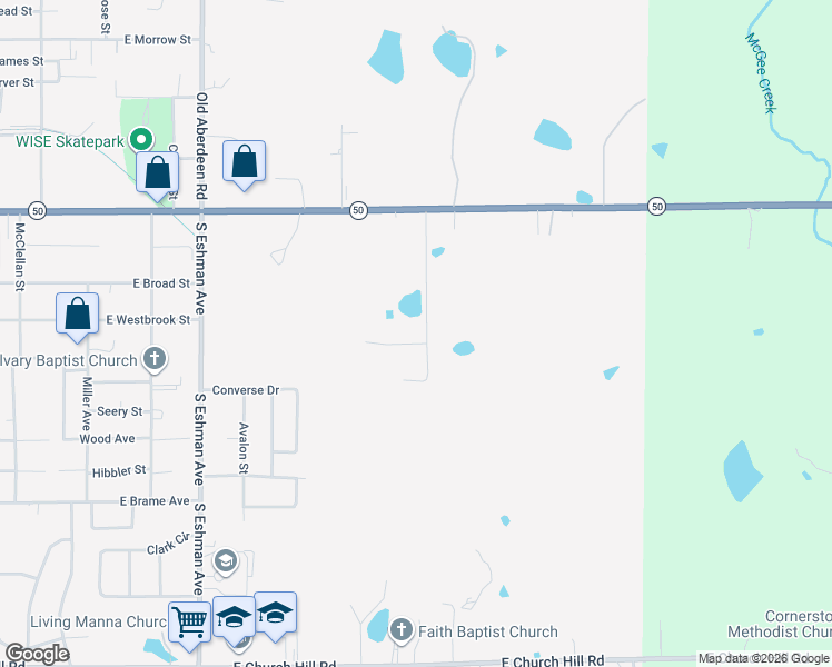 map of restaurants, bars, coffee shops, grocery stores, and more near 1548-1556 Hickory Ridge Road in West Point