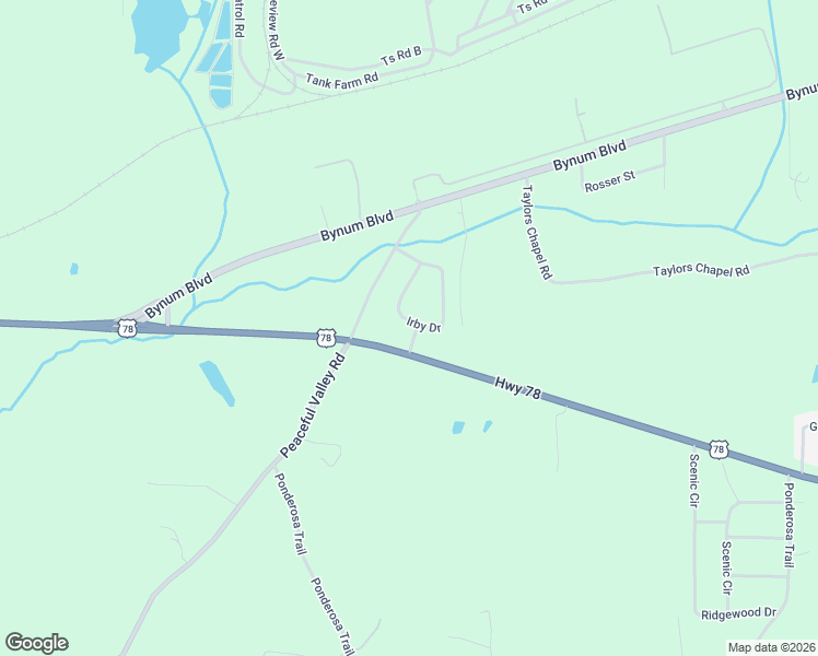 map of restaurants, bars, coffee shops, grocery stores, and more near 31 Western Hills Drive in Eastaboga