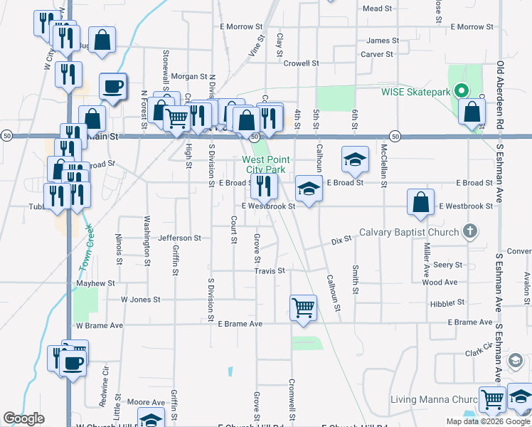 map of restaurants, bars, coffee shops, grocery stores, and more near in Montpelier