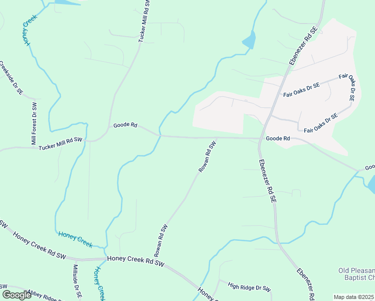 map of restaurants, bars, coffee shops, grocery stores, and more near 2006 Goode Rd in Conyers