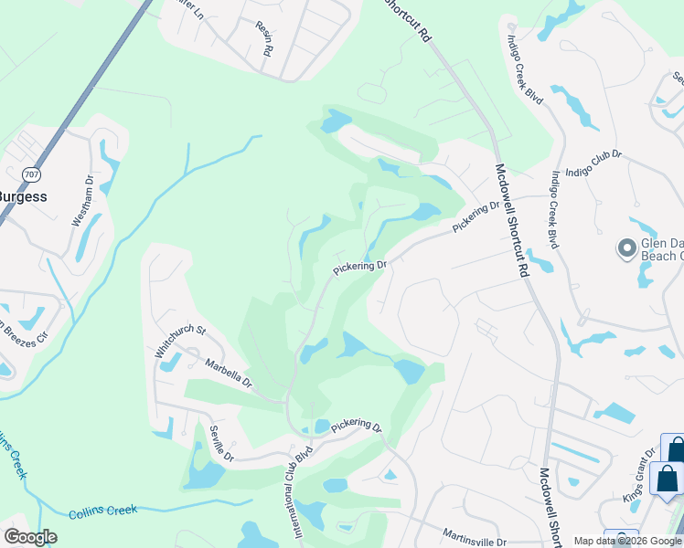 map of restaurants, bars, coffee shops, grocery stores, and more near 239 Pickering Drive in Murrells Inlet