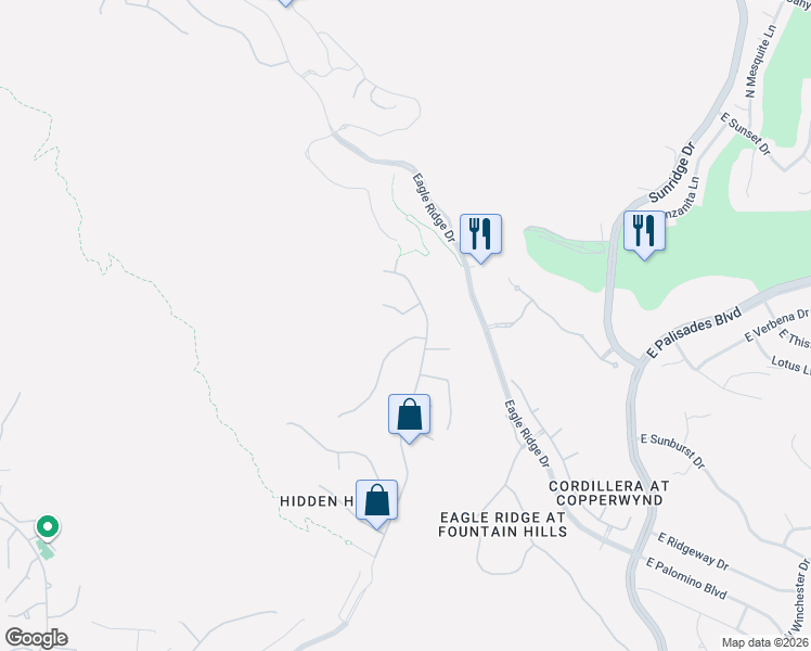 map of restaurants, bars, coffee shops, grocery stores, and more near 14594 East Corrine Drive in Scottsdale