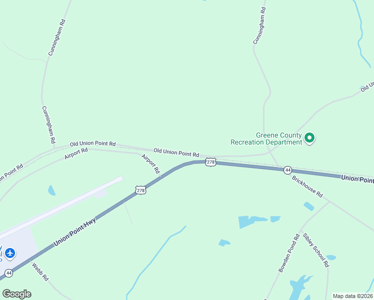 map of restaurants, bars, coffee shops, grocery stores, and more near 2430 Old Union Point Road in Greensboro