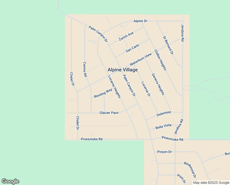 map of restaurants, bars, coffee shops, grocery stores, and more near 68429 Riesling Way in Mountain Center