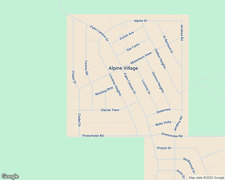 map of restaurants, bars, coffee shops, grocery stores, and more near 68429 Riesling Way in Mountain Center