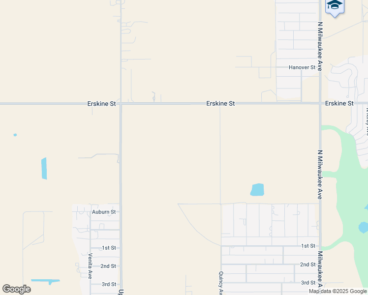 map of restaurants, bars, coffee shops, grocery stores, and more near 6577 Erskine Street in Lubbock