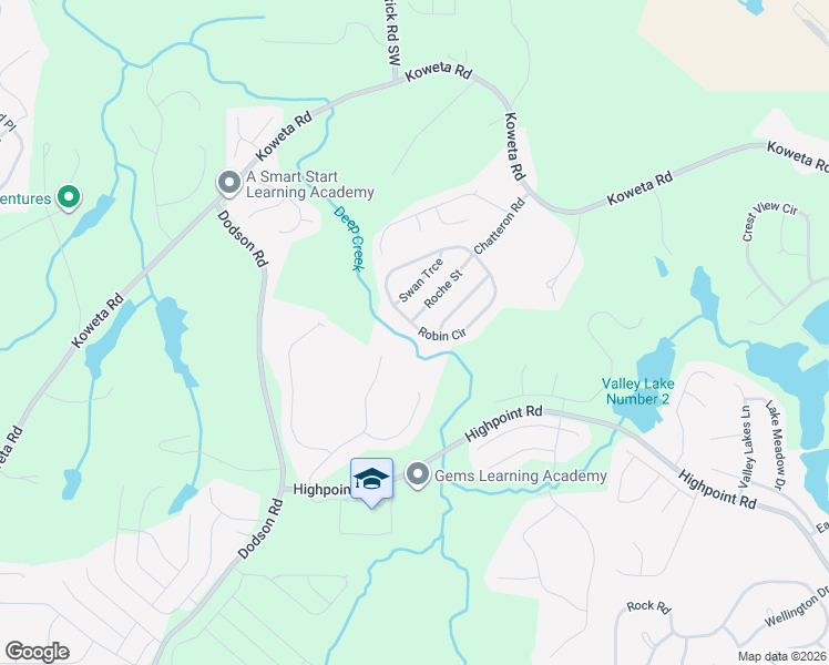 map of restaurants, bars, coffee shops, grocery stores, and more near 10146 Deep Creek Drive in Union City