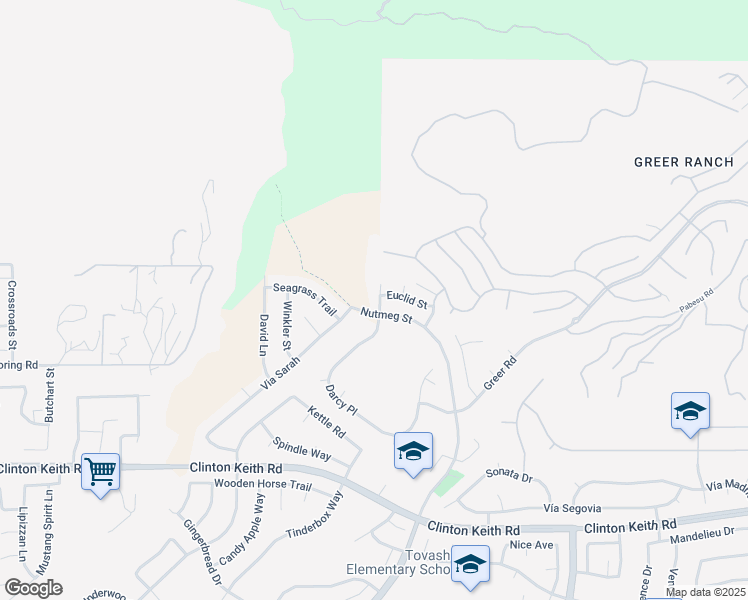 map of restaurants, bars, coffee shops, grocery stores, and more near 35739 Darcy Place in Murrieta