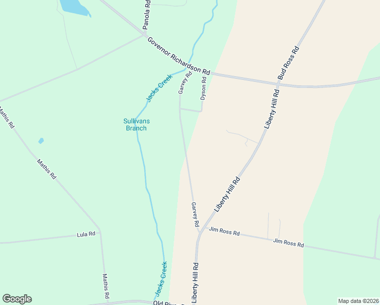 map of restaurants, bars, coffee shops, grocery stores, and more near 1351 Garvey Road in Summerton