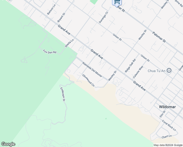 map of restaurants, bars, coffee shops, grocery stores, and more near 20787 Alameda Del Monte in Lake Elsinore